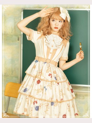 Rabbit Astronaut Lolita Dress OP by YingLuoFu (SF48)